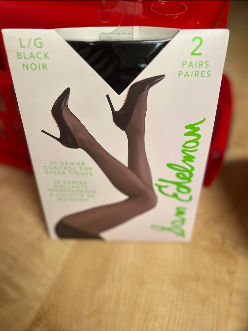 Sam Edelman 2Pack Sheer Black Tights
Womens Size L/G